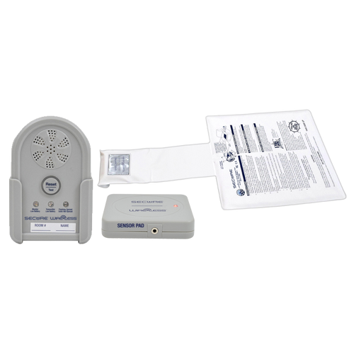 Secure Safety Solutions - NS WCHAIRSET-1 - Kit/1 Wireless Patient Monitor Chair Set - Alarm, Transmitter, 12x12" Chair Pad