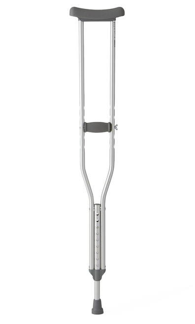 Medline MDSV80535 Standard Aluminum Crutches, Adult Medium (Pack of 8)