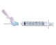 Becton Dickinson - BD 305782 - PK/50 BD ECLIPSE SAFETY SYRINGE W/ NEEDLE 3cc 23g x 1"
