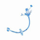 Avanos - BLD 011214LV - EA/1 KIMBERLY-CLARK GASTROSTOMY FEEDING TUBE 14FR 3-5CC