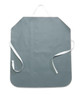 Medline - MDL MDT014119 - EA/1 TEFLON COATED SMOKER'S APRON, FULL CHEST AND LAP, GREY