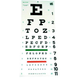 Medical Mart - AMG 116-830 - EA/1 SNELLEN EYE CHART, PLASTIC, 2-SIDED, 20 FT TEST DISTANCE (22x11")
