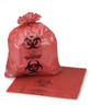 Medegen Medical Products - MMP 2192 - CS/250 BIO-HAZARD GARBAGE BAG, RED, 24 X 32"