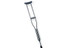 Medline - MDL MDSV80536 - PAIR/1 ALUMINIUM ADJUSTABLE HEIGHT YOUTH CRUTCH, 4'6" -5'2"
