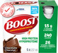 Nestle - NES 12404641 - CS/24 BOOST HIGH PROTEIN SUPPLEMENT DRINK CHOCOLATE 237ml 15g 10cal/ml ONE-STEP TWIST CAP