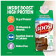 Nestle - NES 12404641 - CS/24 BOOST HIGH PROTEIN SUPPLEMENT DRINK CHOCOLATE 237ml 15g 10cal/ml ONE-STEP TWIST CAP