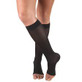 Airway - AIR 0361BL-M - PR/1 TRUFORM LADIES OPAQUE 20-30MMHG KNEE-HIGH OPEN-TOE BLACK MEDIUM COMPRESSION STOCKINGS LATEX-FRE