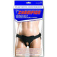 Airway - AIR 0405-XL - EA CHAMPION MEDIUM HERNIA BELT - SINGLE/DOUBLE W/ FOAM PADS & ELASTIC UNDERSTRAPS XL (50-56") BLACK
