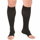 Airway - AIR 0865BL-XL - PR/1 TRUFORM CLASSIC 20-30MMHG KNEE-HIGH OPEN-TOE SOFT-TOP STOCKING XL (17 1/2 - 20") BLACK UNISEX