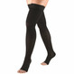 Airway - AIR 0868BL-M - PR/1 TRUFORM CLASSIC 20-30MMHG THIGH-HIGH OPEN-TOE SOCKS DOT TOP BLACK MEDIUM (UP TO 22") LATEX-FREE