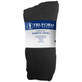 Airway - AIR 1918BL-L - PR/3 TRUFORM COMFORT CARE NON-COMPRESSION DIABETIC SOCKS CREW LENGTH BLACK, LARGE (MEN: 9-12 WOMEN: