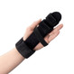 Airway - AIR 2075-S - EA/1 OTC FINGER IMMOBILIZER HAND SPLINT, MAXIMUM, BLACK, SMALL (5.5" AND UNDER)