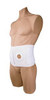 Airway - AIR 2522/6-XS - EA/1 BINDER 6" OSTOMY W/ PAD, 2" HOLE WHITE X-SMALL