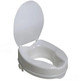Airway - AIR 7024 - EA/1 PCP 4" ELONGATED RAISED TOILET SEAT W/ LID (300LBS CAP.) PLASTIC TOOL-FREE