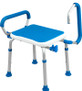 Airway - AIR 7106 - EA/1 ADJUSTABLE PADDED BATH SAFETY SEAT WITH SWING AWAY ARMS