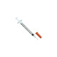 CardioMed - CM 15221 - BX/100 VANISHPOINT INSULIN SYRINGE WITH NEEDLE, RETRACTABLE 0.5ML SYRINGE WITH 30G X 0.5" NEEDLE, ST