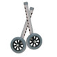 Drive Medical - DM 10108WC - PR/1 Extended Height Walker Wheels and Legs Combo Pack, 5" Wheels