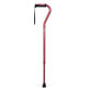 Drive Medical - DM 731-446 - EA/1 Adjustable Offset Handle Cane with Reflective Strap, Rose
