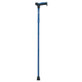 Drive Medical - DM 731-490 - EA/1 ADJUSTABLE FOLDING CANE WITH REFLECTIVE STRAP AQUA