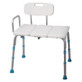 Drive Medical - DM 770-406 - EA/1 ADJUSTABLE BATH AND SHOWER TRANSFER BENCH WITH REVERSIBLE BACKREST, OFF WHITE