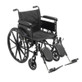 Drive Medical - DM CX416ADFAELR - EA Cruiser X4 Lightweight Dual Axle Wheelchair W/ Detachable Full Arms Elevating Leg Rest 16" Seat