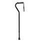 Drive Medical - DM RTL10372BK - EA/1 GEL GRIP, ALUMINUM OFFSET CANE, HEIGHT ADJUSTABLE 30-39", BLACK