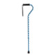 Drive Medical - DM RTL10372PL - EA/1 Adjustable Height Offset Handle Cane with Gel Hand Grip, Plaid