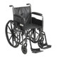 Drive Medical - DM SSP220DFA-SF - EA/1 Silver Sport 2 Wheelchair, Detachable Full Arms, Swing away Footrests, 20" Seat