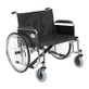 Drive Medical - DM STD28ECDFA - EA/1 Sentra EC Heavy Duty Extra Wide Wheelchair, Detachable Full Arms, 28" Seat