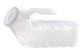 Medline - DYND 80235S - 1/EA URINAL MALE DELUXE W/LID TRANSLUCENT PLASTIC, SINGLE USER