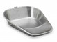 Polar Ware - PW T0015R - EA/1 ADULT STAINLESS STEEL BEDPAN. 13 3/4IN LONG X 11 1/2IN WIDE X 4IN HIGH.