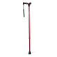 Drive Medical - DM 731-466 - EA/1 Adjustable Derby Handle Cane with Reflective Strap, Rose