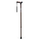 Drive Medical - DM 731-470 - EA/1 Adjustable Derby Handle Cane with Reflective Strap, Cocoa