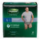 Kimberly Clark - DEP 47926 - PKG/17 DEPEND FIT-FLEX MAXIMUM UNDERWEAR LARGE MALE CONVENIENCE