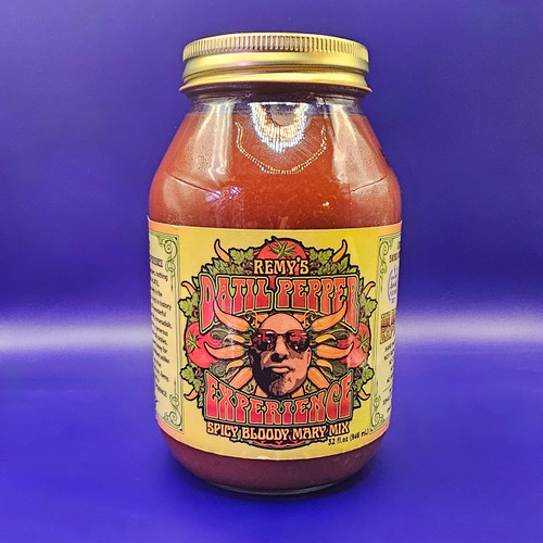 When it comes to hot peppers, nothing says “Florida” like the DATIL. Grown almost exclusively in the St Augustine region, it is as rich in history as it is flavor. I blend this wonderful pepper with fresh tomatoes, horseradish, premium Worcestershire, a generous portion of pureed whole dill pickles, and a touch of wildflower honey for a flavorful heat and mouthfeel unlike any other. So enjoy a true Florida Bloody Mary with me , Remy, and treat yourself to THE BLOODY MARY EXPERIENCE!