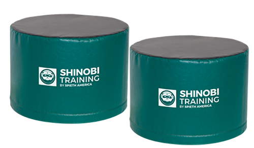 SHINOBI TRAINING PILLARS 24" DIA.X17" (SET OF 2)