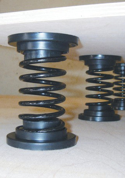 FLOOR SPRINGS & CAP + HARDWARE