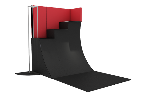 10' WARPED WALL c/w RAILINGS