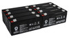 6 V 3.2 Ah. Terminal T1 Replacement Battery for SLA630 (8 PACK)