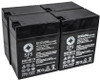 6 V 14 Ah Replacement Battery for Light Alarms CE15AE (4 PACK)