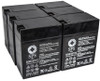 6 V 14 Ah Replacement Battery for Powersonic PS6120FP (6 PACK)