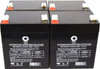 12V 5 Ah Replacement Battery (SG1250T2) for APC RBC20 UPS (4 PACK)