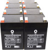 12V 5 Ah Replacement Battery (SG1250T2) for PowerWare PRESTIGE EXT 1500 UPS (8 PACK)