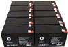 12V 8 Ah Replacement Battery for Alpha Technologies PINBP 2000RM UPS (10 PACK)
