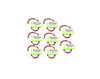 2.4V 500 mAh Replacement Battery for Uniden DECT 1580-2 Cordless Phone Battery (8 PACK)