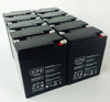 6V 8.5 Ah Replacement Battery (SG0685T1) for Panasonic LCR756P (10 pack)
