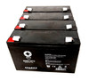 6V 12 Ah Replacement Battery for APC BACKUPS BK800 (4 Pack)