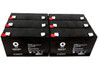 6V 12 Ah Replacement Battery for APC BACKUPS BK800 (6 Pack)