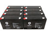 6V 12 Ah Replacement Battery for Tripp Lite OMNIPRO850 (8 Pack)