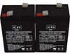 6V 4.5 Ah Emergency Lights Replacement Battery for Sonnenschein A206/38K (2 Pack)